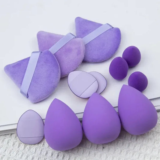 12pcs All-Purpose Makeup Sponge Set,