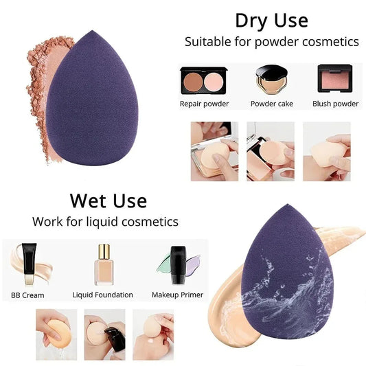 12pcs All-Purpose Makeup Sponge Set,
