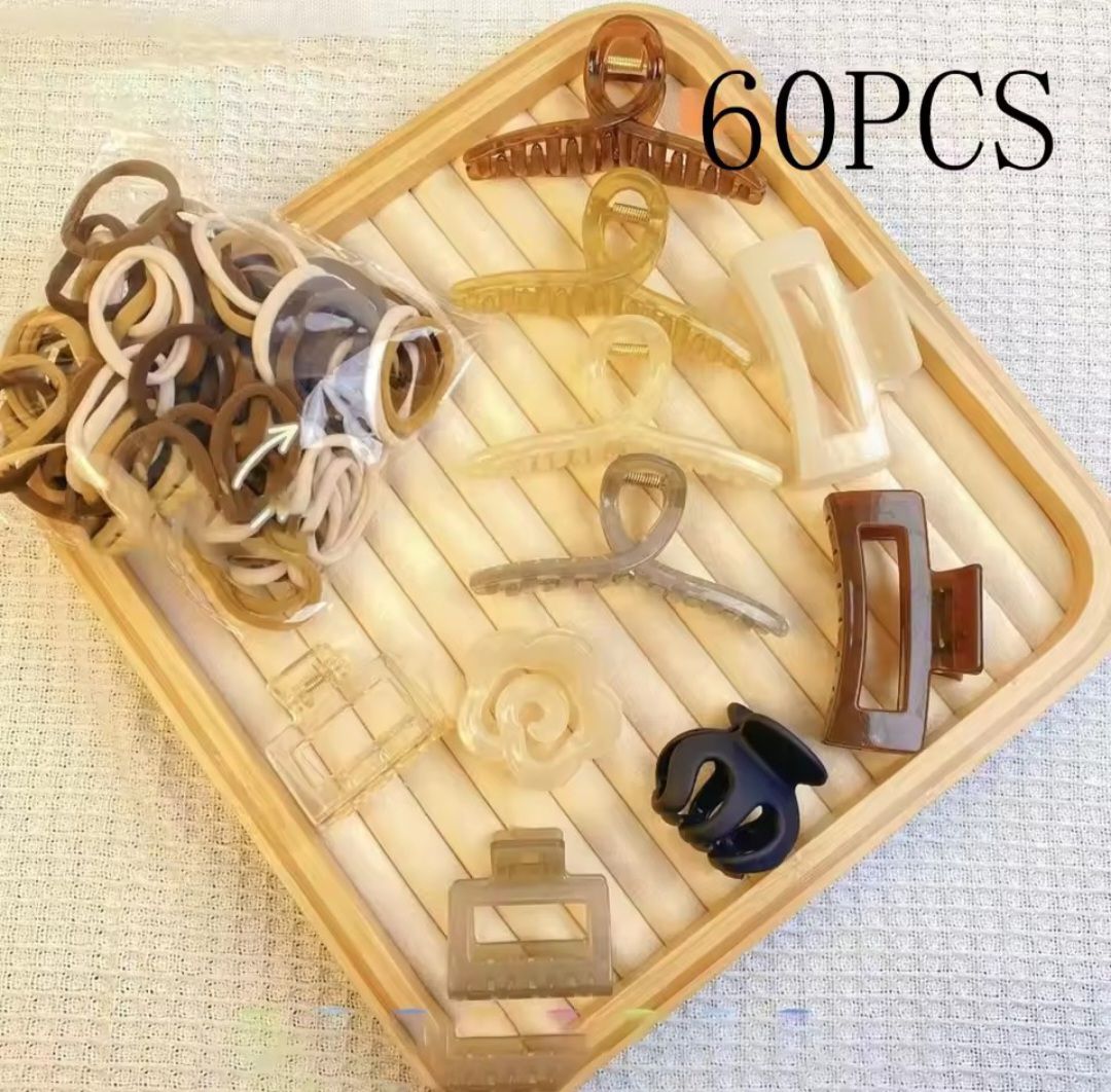 Pack of 4 supernova Claw Clip